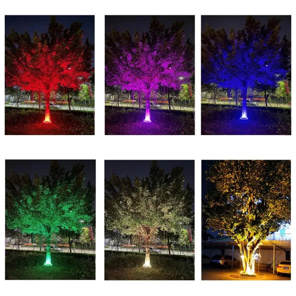 Opaeroo Tree Lights Solar Powered Landscape Tree-Hugging Lamp